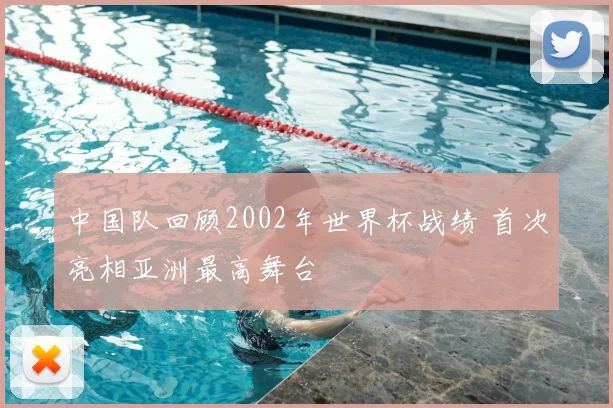 中国队回顾2002年世界杯战绩 首次亮相亚洲最高舞台